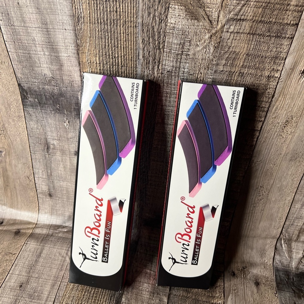 Ballet Is Fun TurnBoard - 2 Pack (1 Blue, 1Violet Glitz) Brand new in box